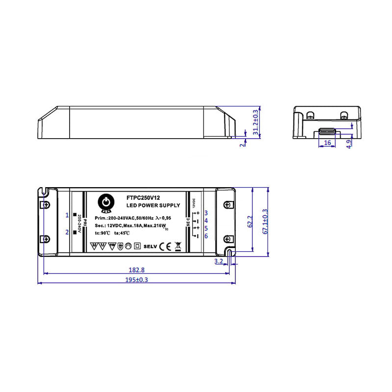250W-led-muuntaja-mitat
