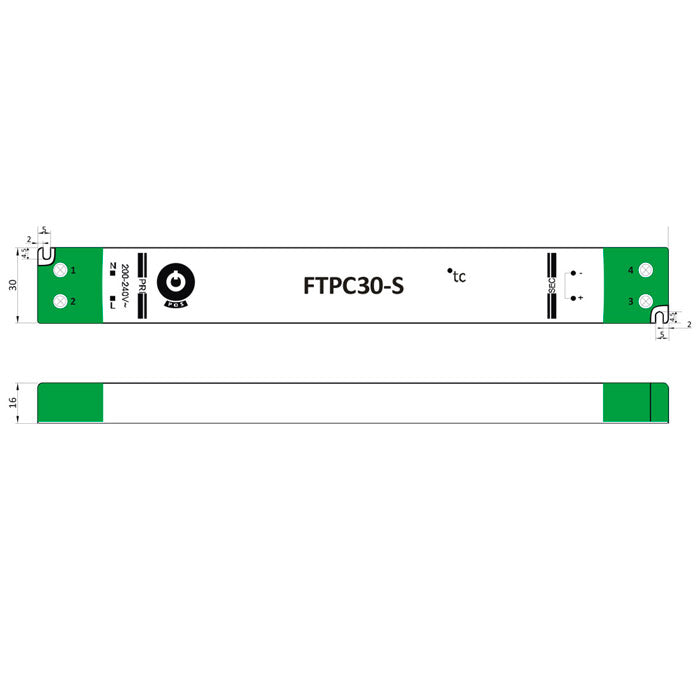 30W-24V-LED-muuntaja-slim-mitat