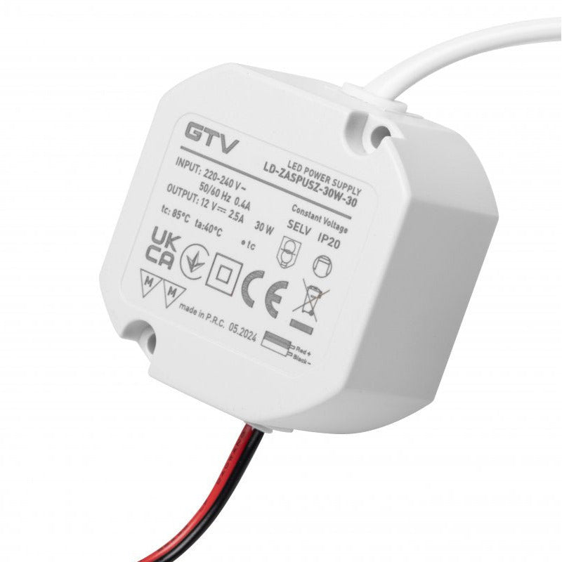 30W 12V LED-muuntaja kattokuppiin/rasiaan