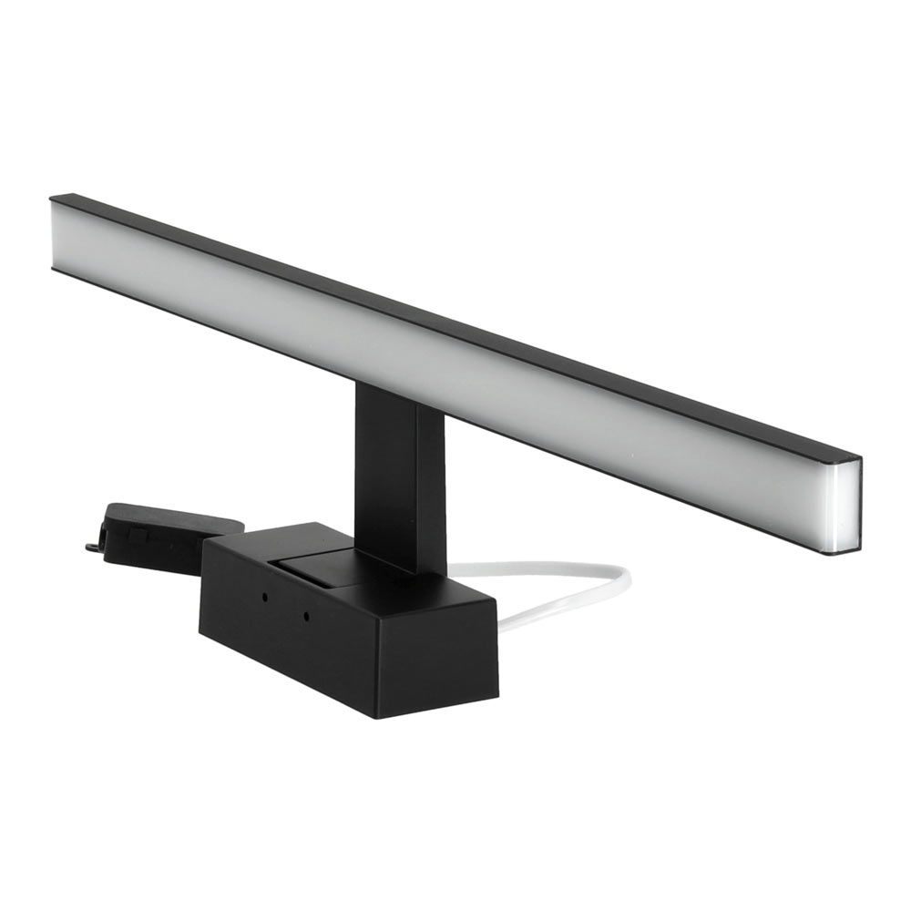 LED-peilivalaisin musta 4000K LUMIREFLECT IP44