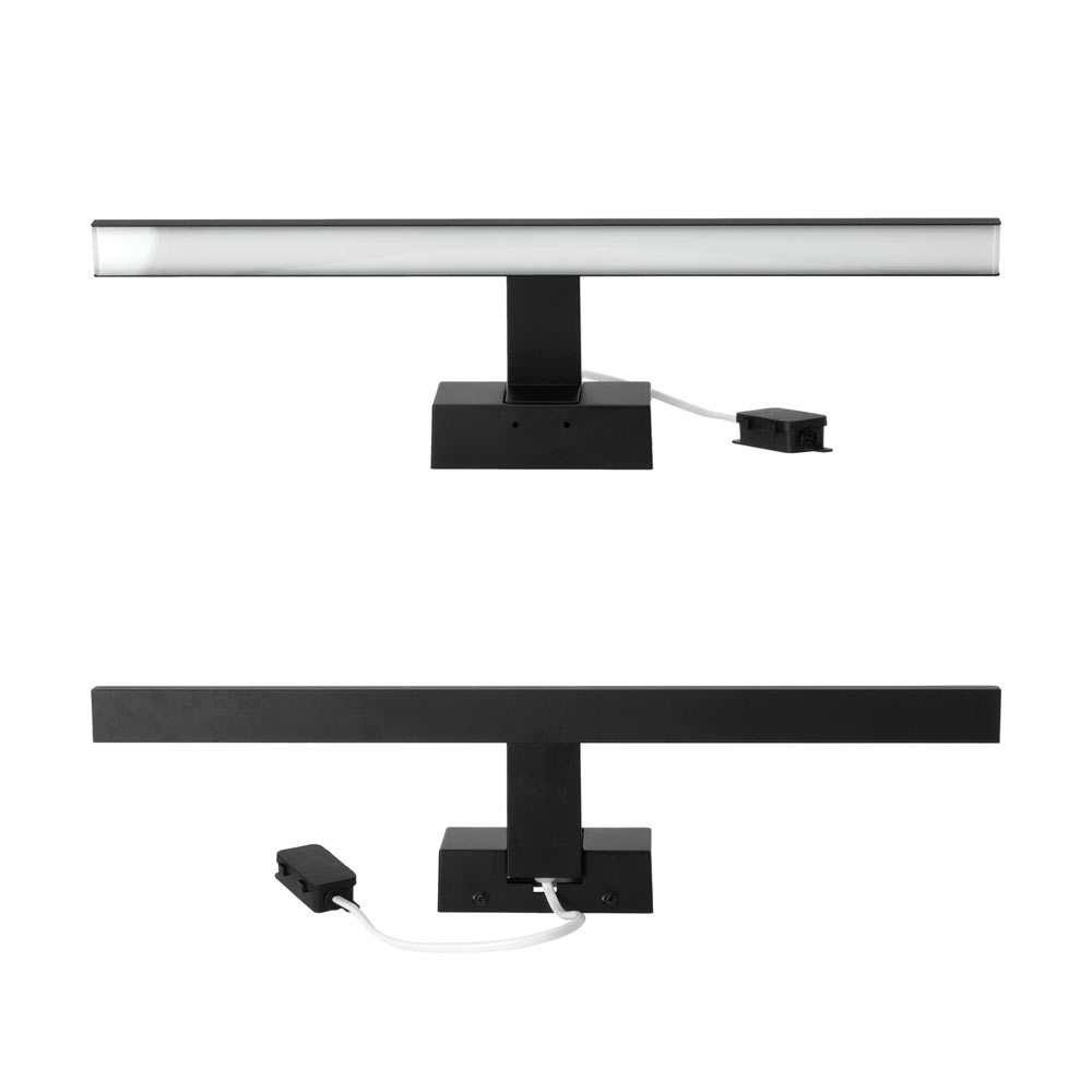 LED-peilivalaisin musta 4000K LUMIREFLECT IP44