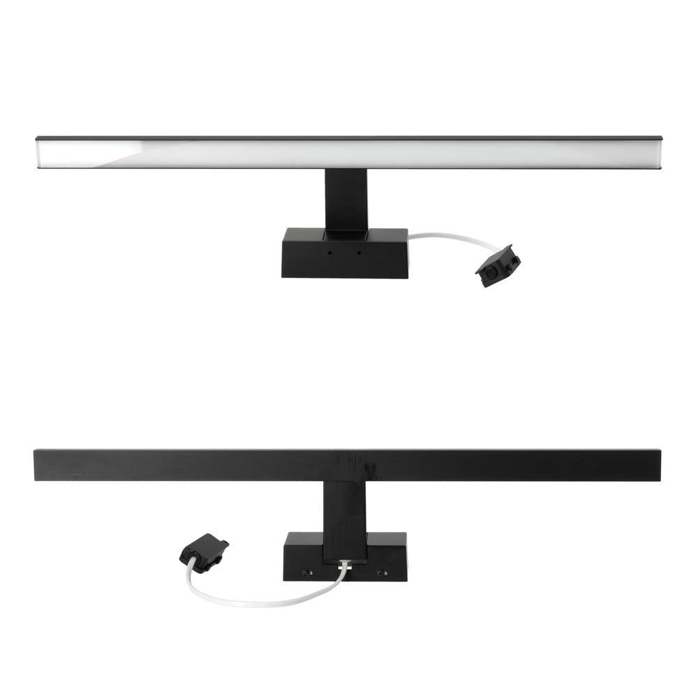 LED-peilivalaisin musta 4000K LUMIREFLECT IP44