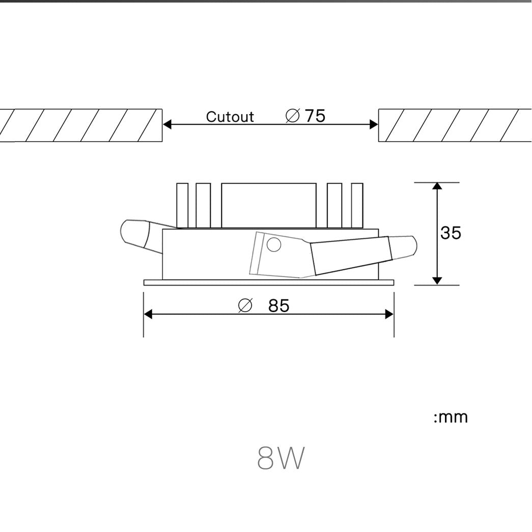 8W-LED-alasvalo-himmennettävä-mitat