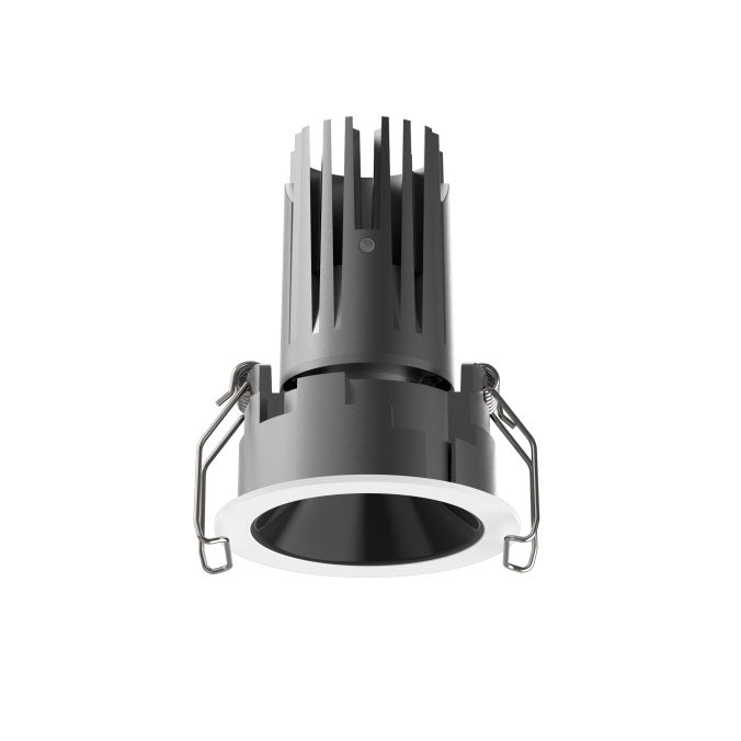 8W GENIE LED-alasvalo valkoinen/mattamusta 400lm 36°, CRI90 IP20