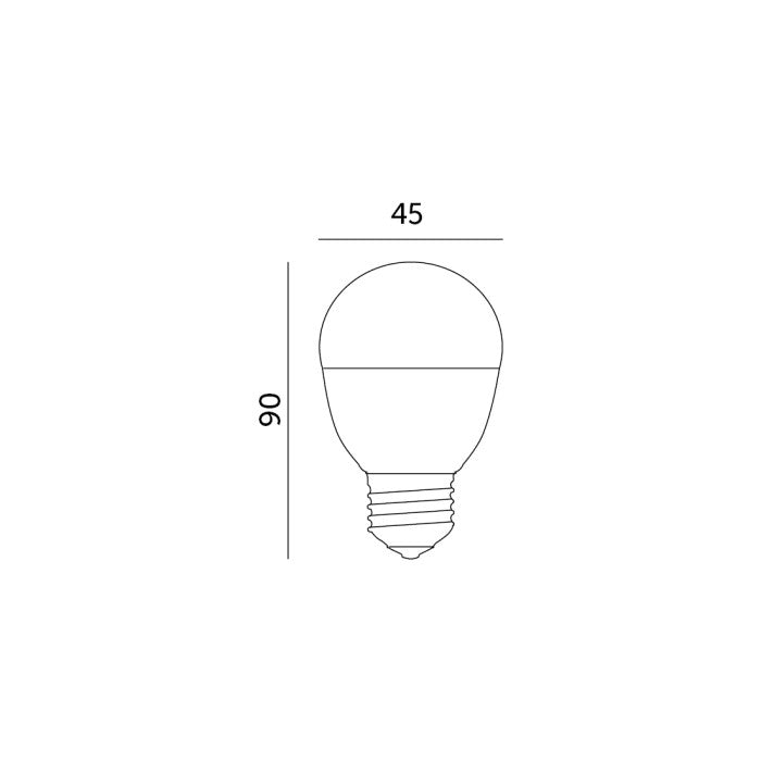 9W 4000K E27 LED-lamppu 900lm PREMIUM