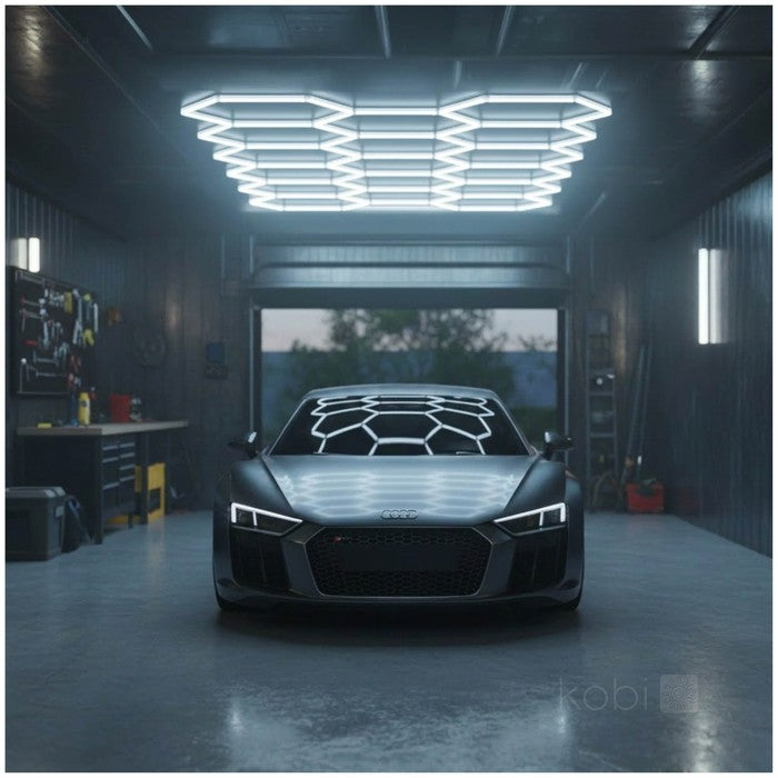 LED HEXLINE 300x516cm hexagon-kattovalaisin