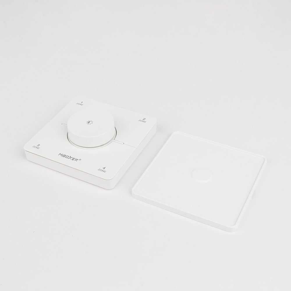 Langaton 4-kanav LED-seinäsäädin valkoinen, himmennys ja CCT-värilämpötilasäätö K0S-W - Easy RF 2.4G