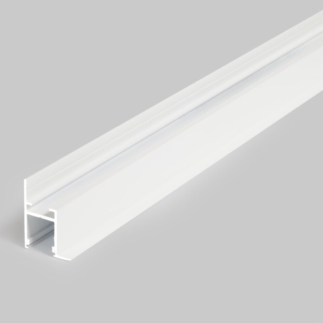uppoasennettava led-profiili seinän ja katon rajaan valkoinen