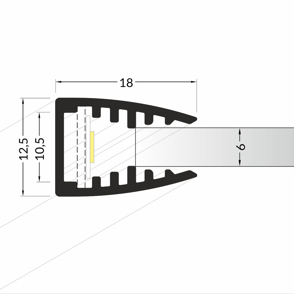 LASI10-mitat-lasiin-asennettava-alumiinilista