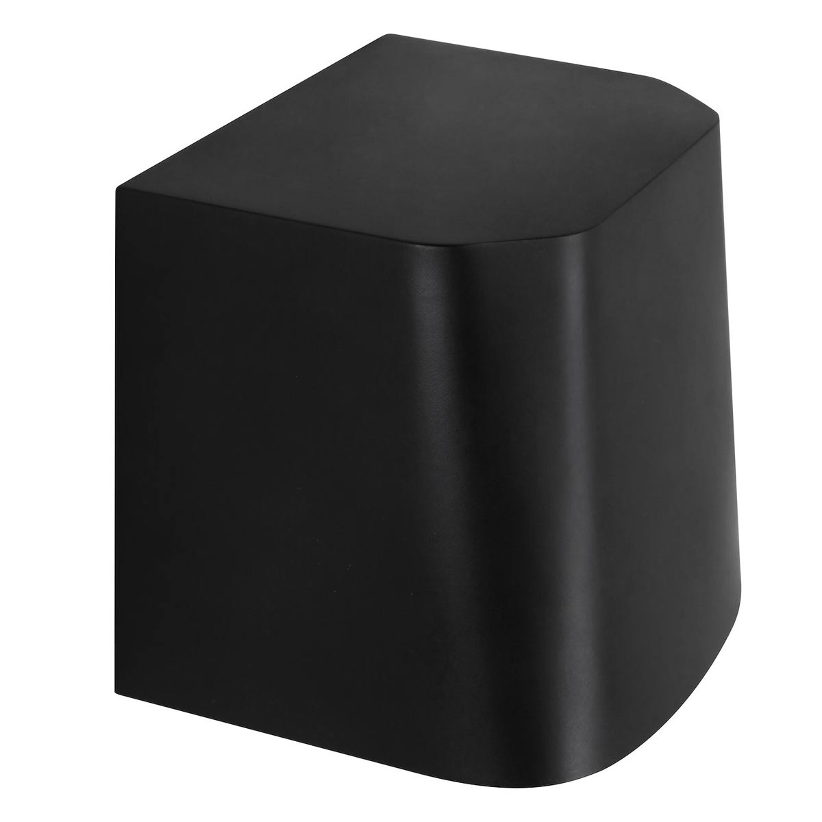 LUMO 8W MUSTA LED-Seinävalaisin alas 3000K/4000K pistorasioilla, 800lm IP44
