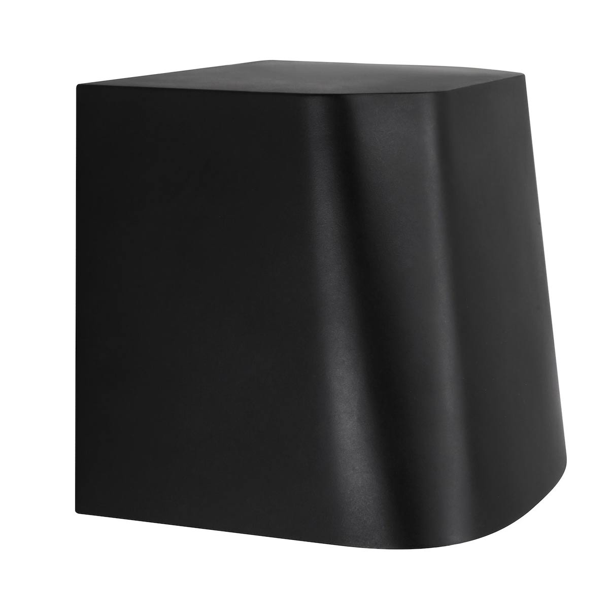 LUMO 8W MUSTA LED-Seinävalaisin alas 3000K/4000K pistorasioilla, 800lm IP44