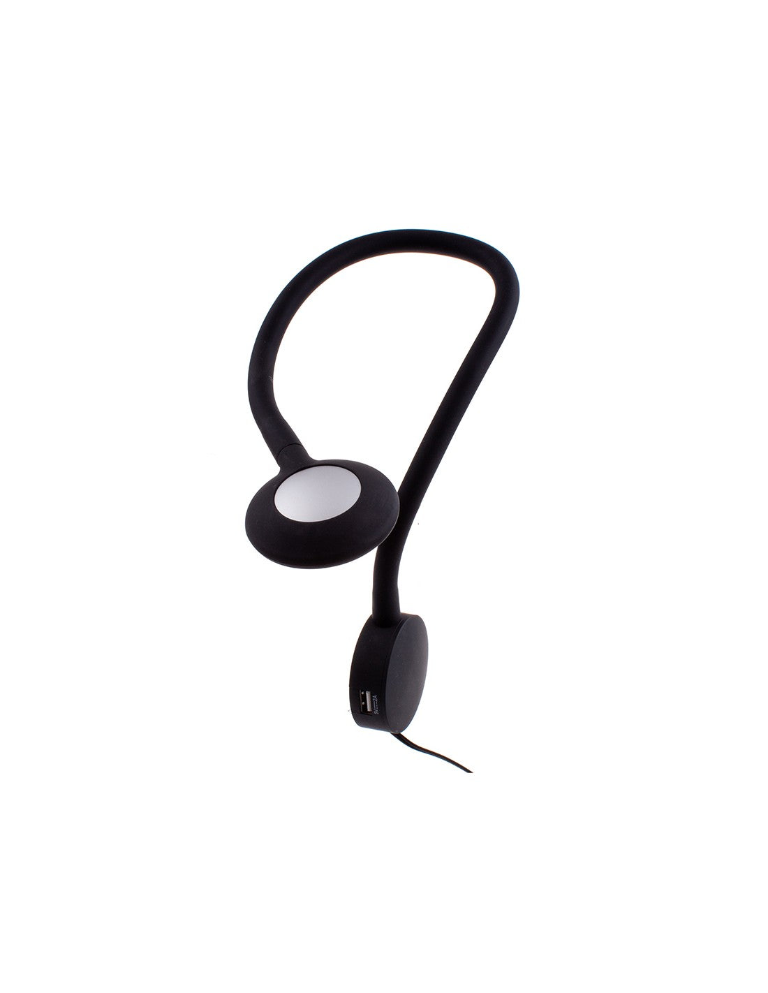 MODUS USB A+C reading light with flexible arm and USB ports for convenient charging and modern design.