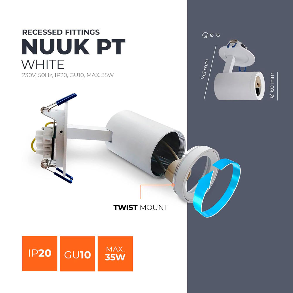 NUUK-valkoinen-uppoasennettava-spottivalaisin-gu10