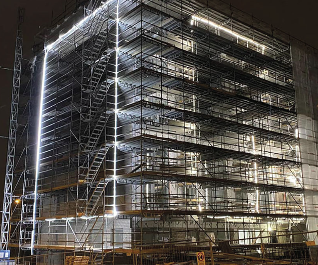 Tasasuuntaaja/virransyöttökaapeli 230V LED-nauhalle