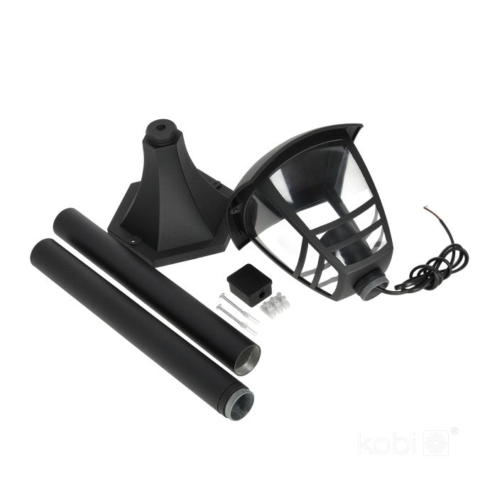 LED-Pylväsvalaisin 67cm / 97cm Tevio, musta