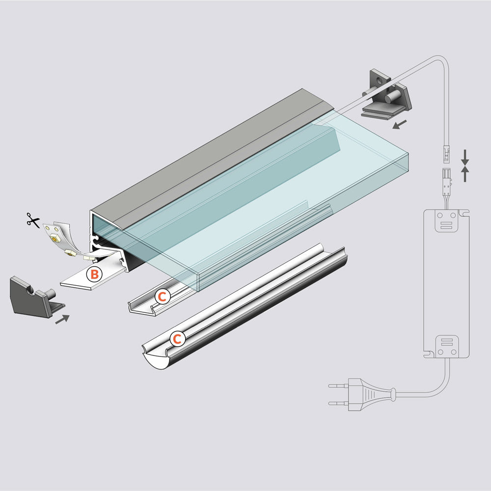 REUNA10-led-profiili-asennus