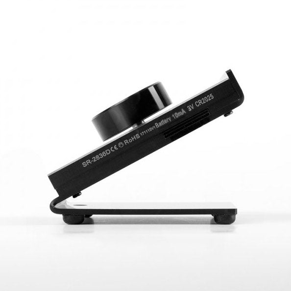 RF-langaton-pöytäsäädin-musta-himmennys-värilämpötilansäätö-sivusta