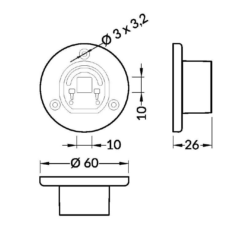 TANKO20-seinäpidikkeet