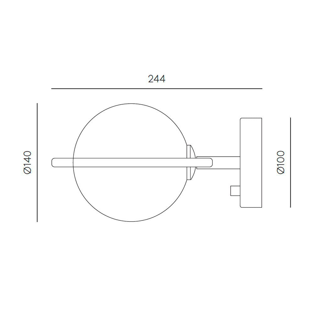 aromas-accabus-seinävalaisin-messinki-mitat