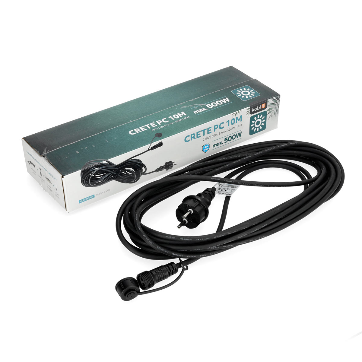 CRETE LED-10m connection cable with plug, IP44