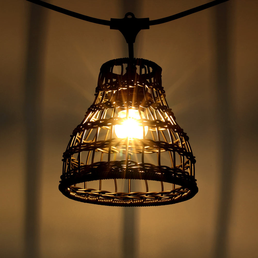 CRETE LED-Light chain set polyrotink brackets 5pcs, ROTTINKI black LS R2