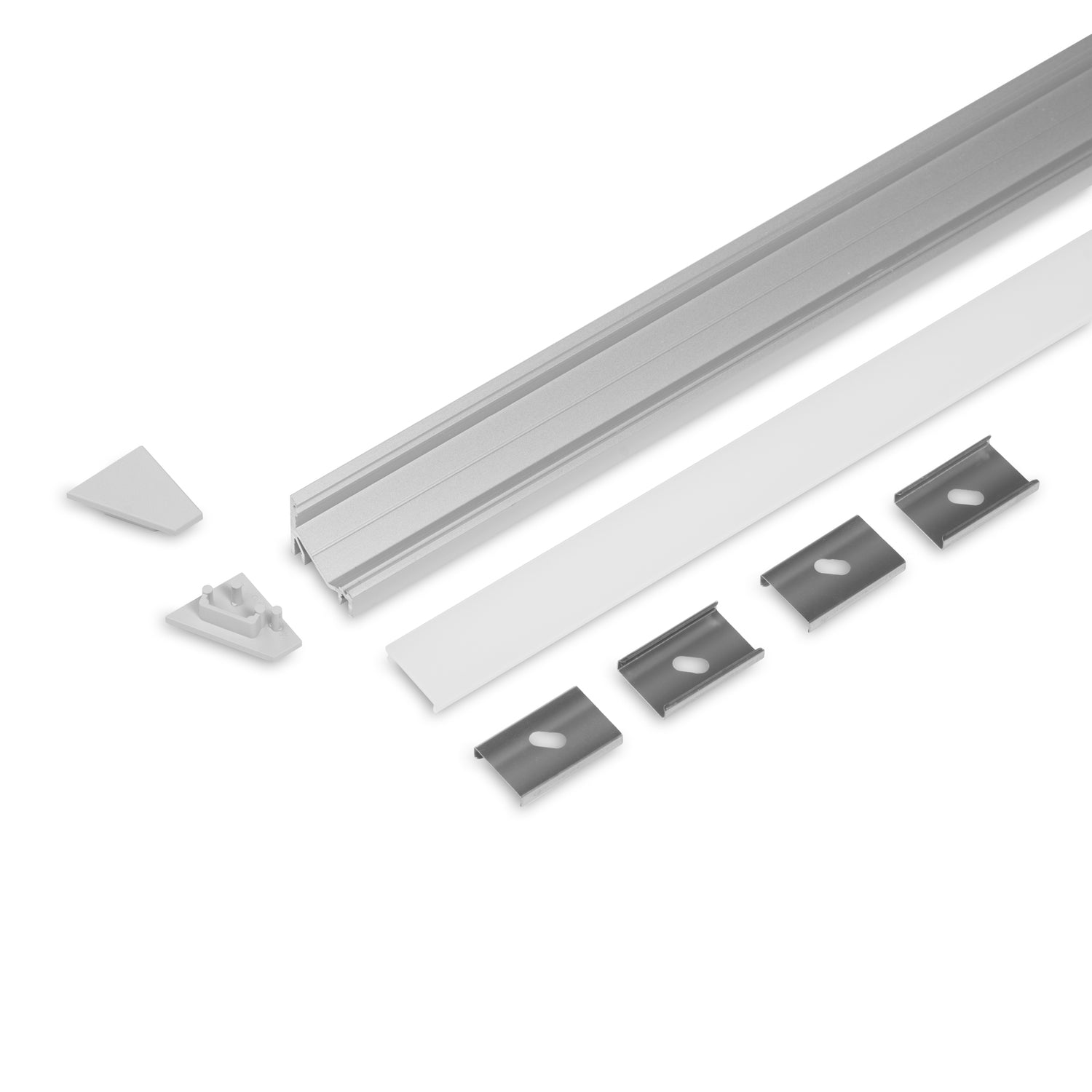 KULMA12 LED-profiilisetti anodisoitu, 2m