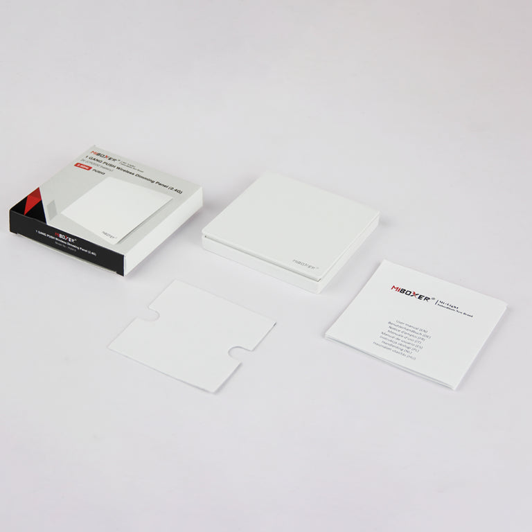 Langaton LED-himmennin 1-kanav. pinta-asennettava painikesäädin PUSH3 - Easy RF 2.4G