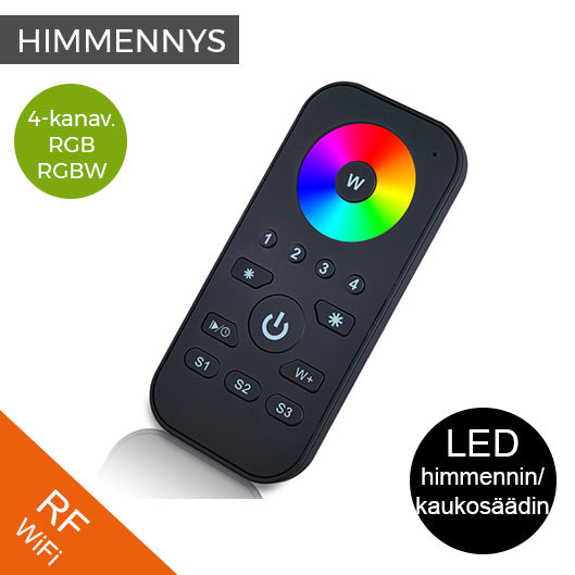 led-himmennin-kaukosäädin-RGB-RGBW-RF-WiFi