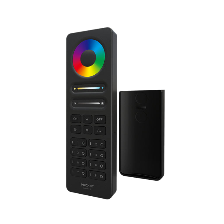 Kaukosäädin 8-kanav. RGB+CCT musta C8 - Smart LED 2.4G