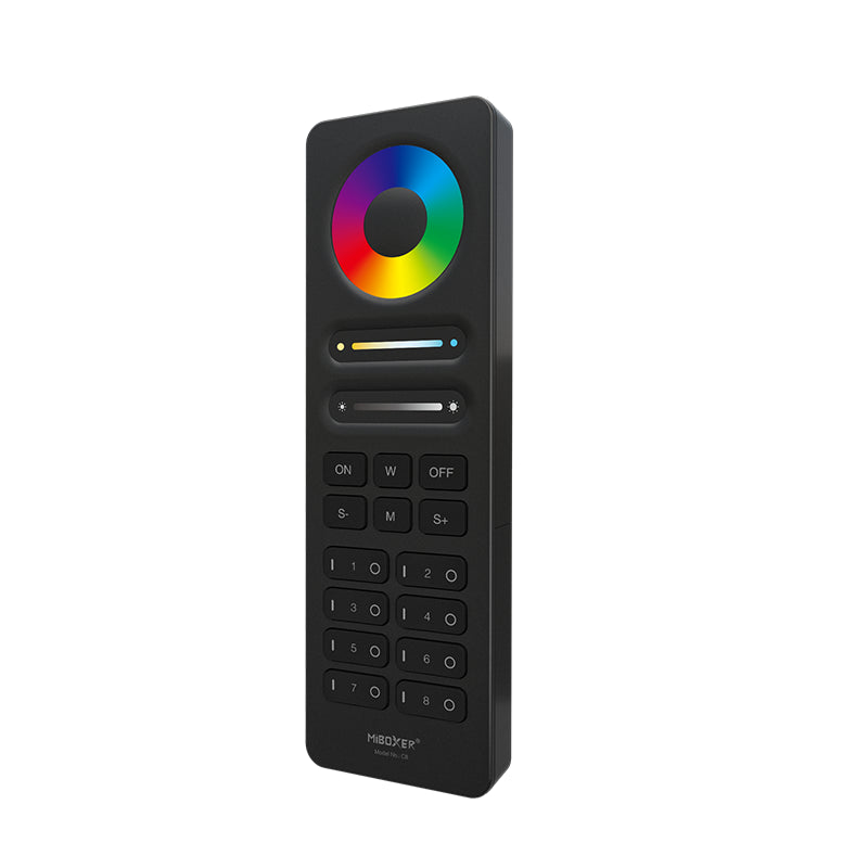 Kaukosäädin 8-kanav. RGB+CCT musta C8 - Smart LED 2.4G