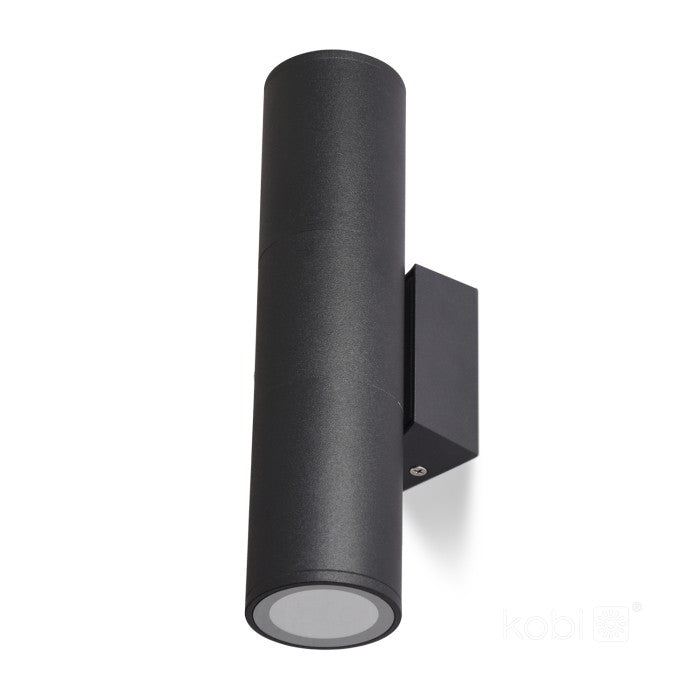 LED-Seinävalaisin QUERK 3 ylös/alas, musta IP54
