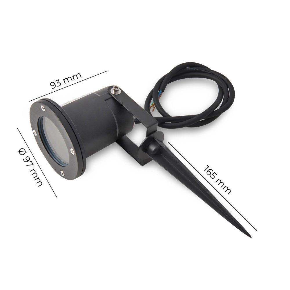 maapiikkivalaisin-blake-230V-GU10-mitat