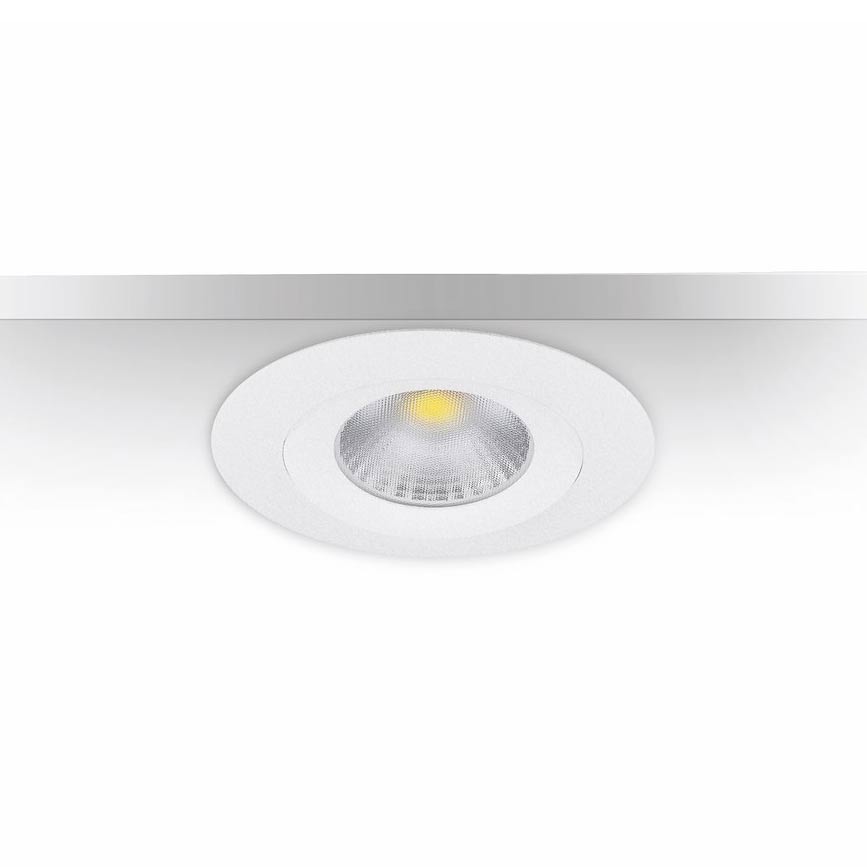 7W LED-alasvalo MD-360 NXT valkoinen, ~610lm, 30°, 3-CCT 2700-3000-4000K, CRI>95, IP44, himmennettävä