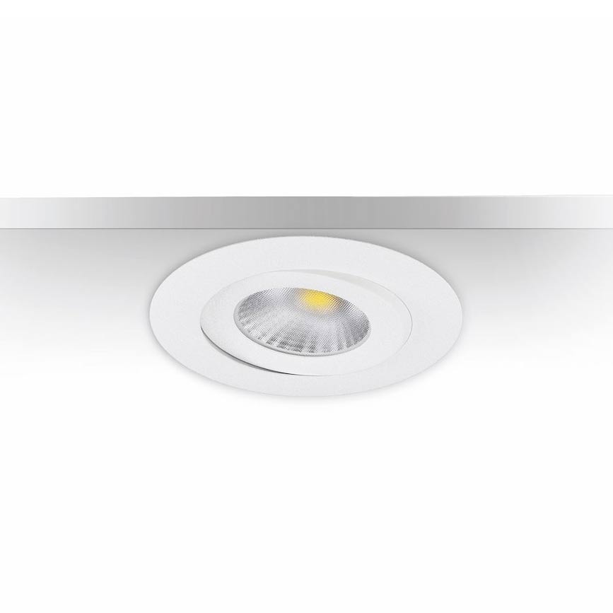 7W LED-alasvalo MD-360 NXT valkoinen, ~610lm, 30°, 3-CCT 2700-3000-4000K, CRI>95, IP44, himmennettävä