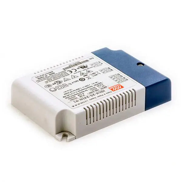 21.6W 12V, 1-10V & PWM dimmable, IDLV-25-12 LED power supply, Mean Well