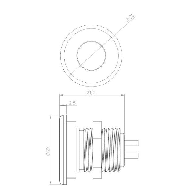 niviss-2w-ground-nano-pyöreä-mitat