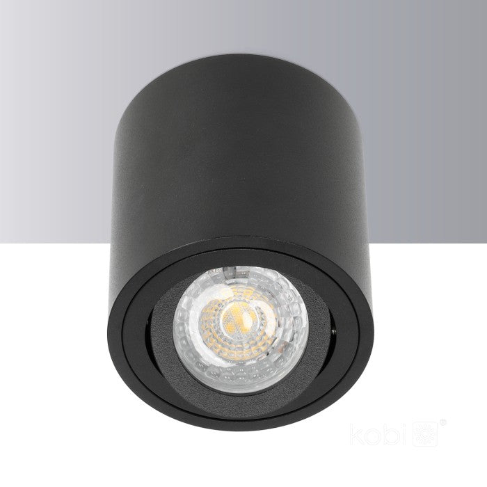 Kattovalaisin OH36 GU10 max. 35W musta, pyöreä