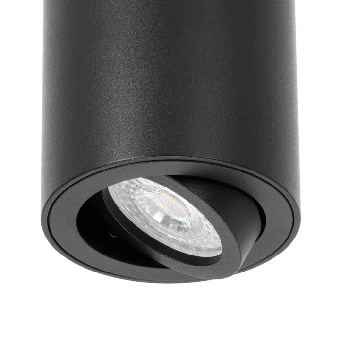 Kattovalaisin OH36 GU10 max. 35W musta, pyöreä