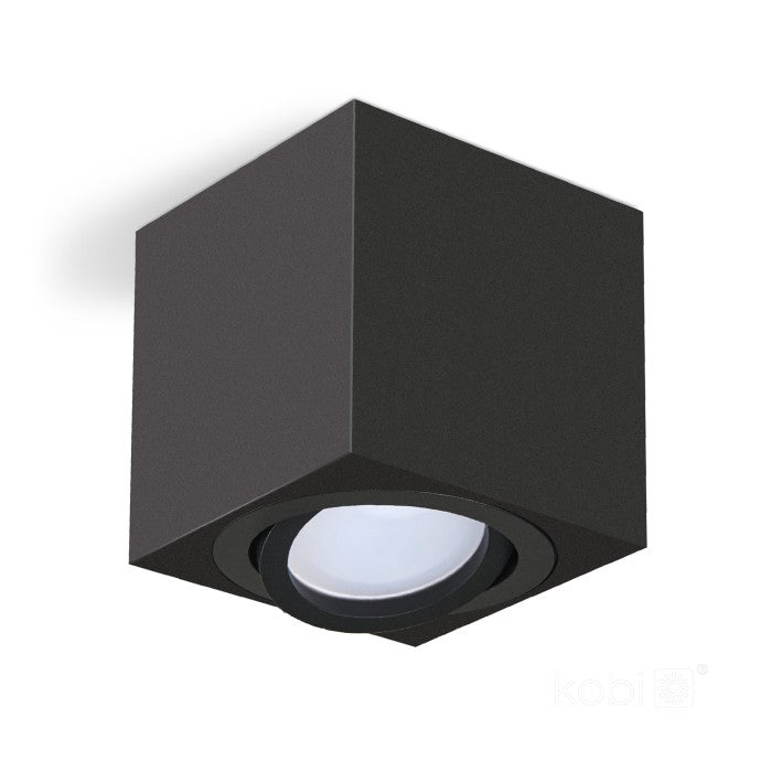 Ceiling light OH37 GU10 max. 35W black, square