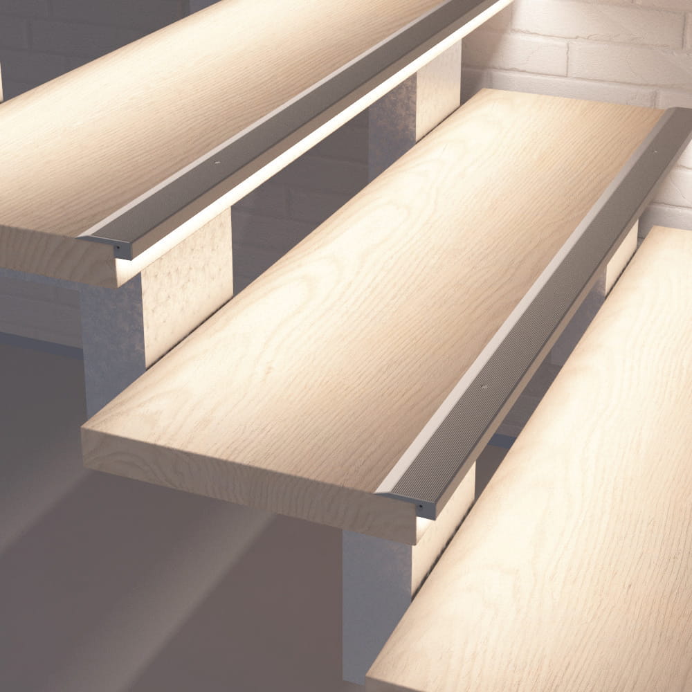 porras10 DOWN-led-profiili-portaisiin-asennettava