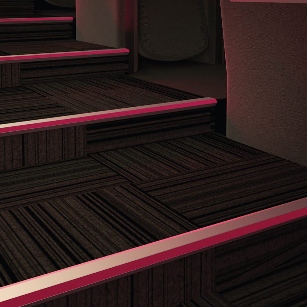 porras12 UP-led-profiili-porrasvalo-ylös