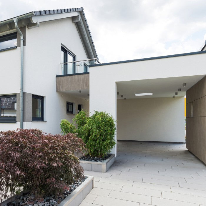 LED-ulkokattovalaisin QUERK 2 pinta-asennettava pyöreä, musta IP54