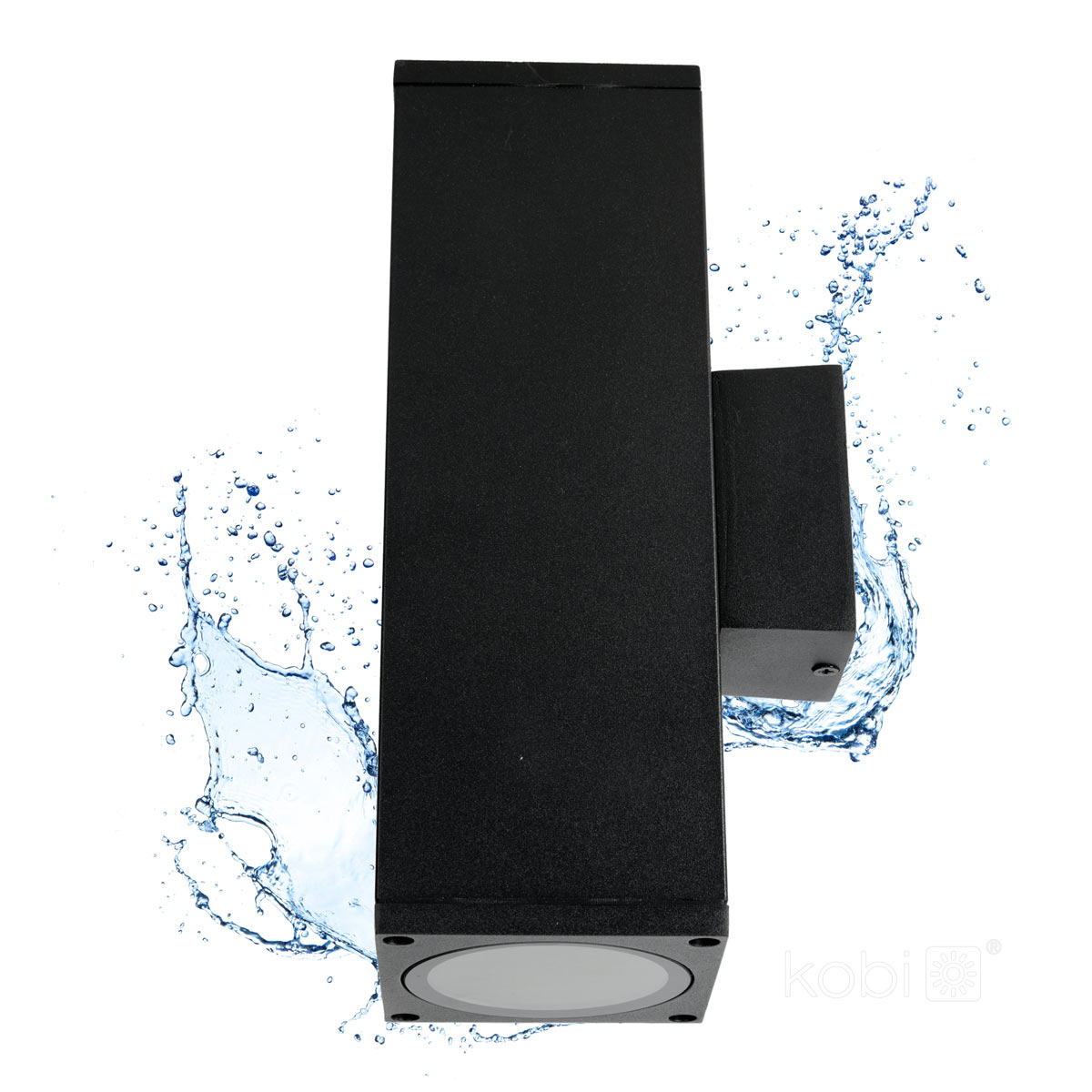LED-Wall luminaire QUERK 4 up/down, black IP54
