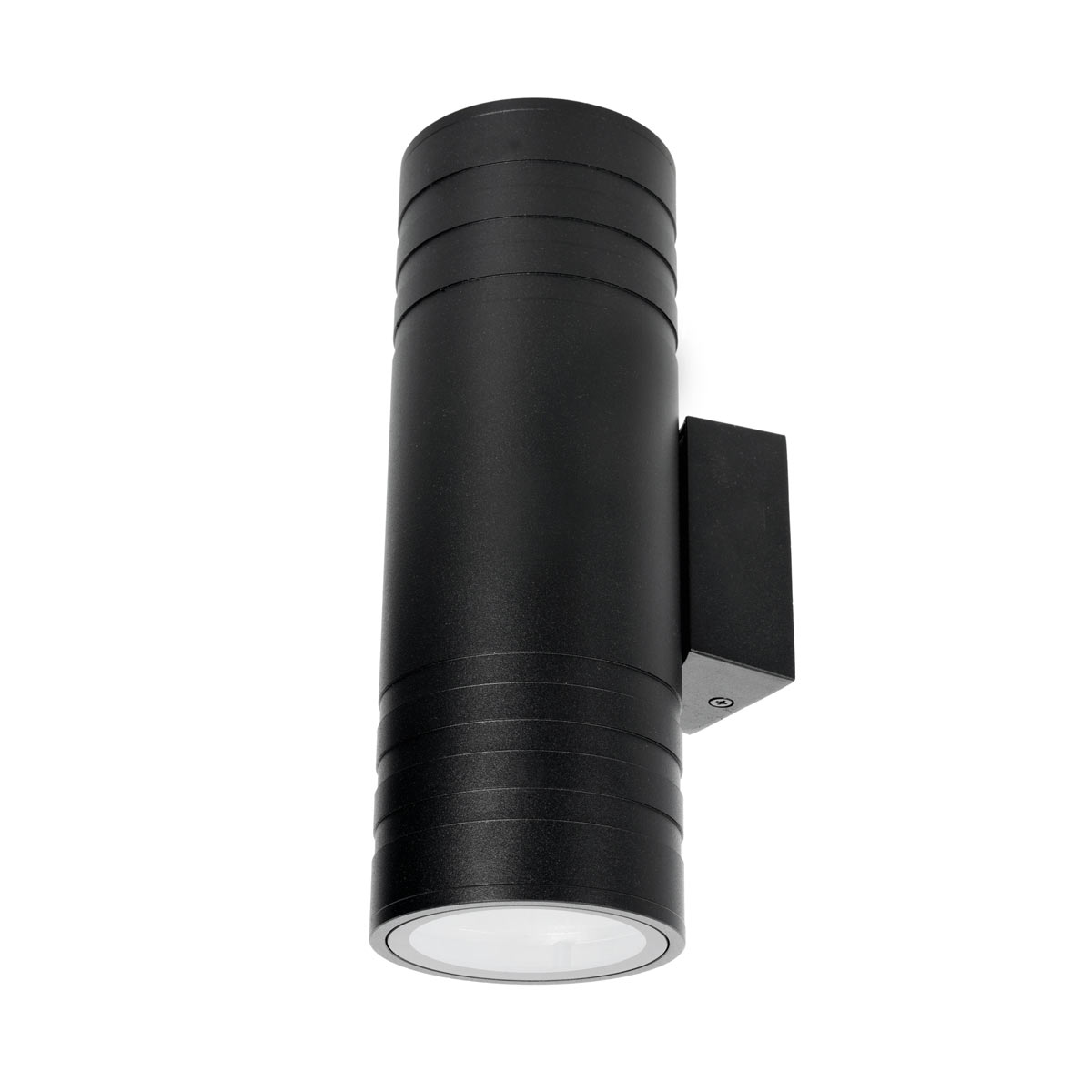 LED-vägglampa QUERK 5 upp/ner, svart IP54