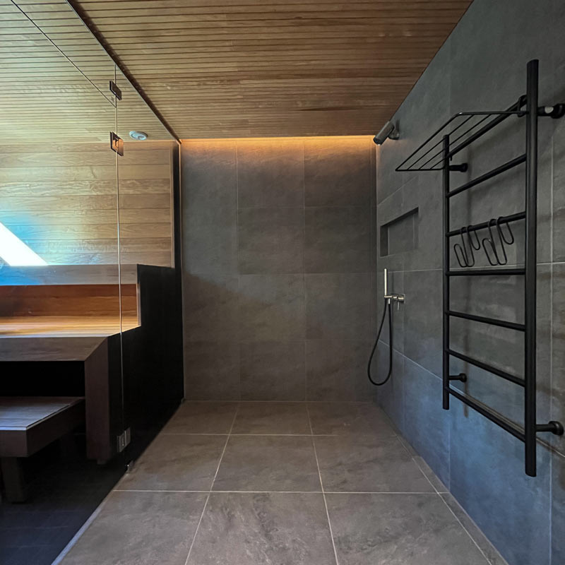 SAUNA LED strip 5W/m 24V, IP65, max. 100°C - 2.5m reel