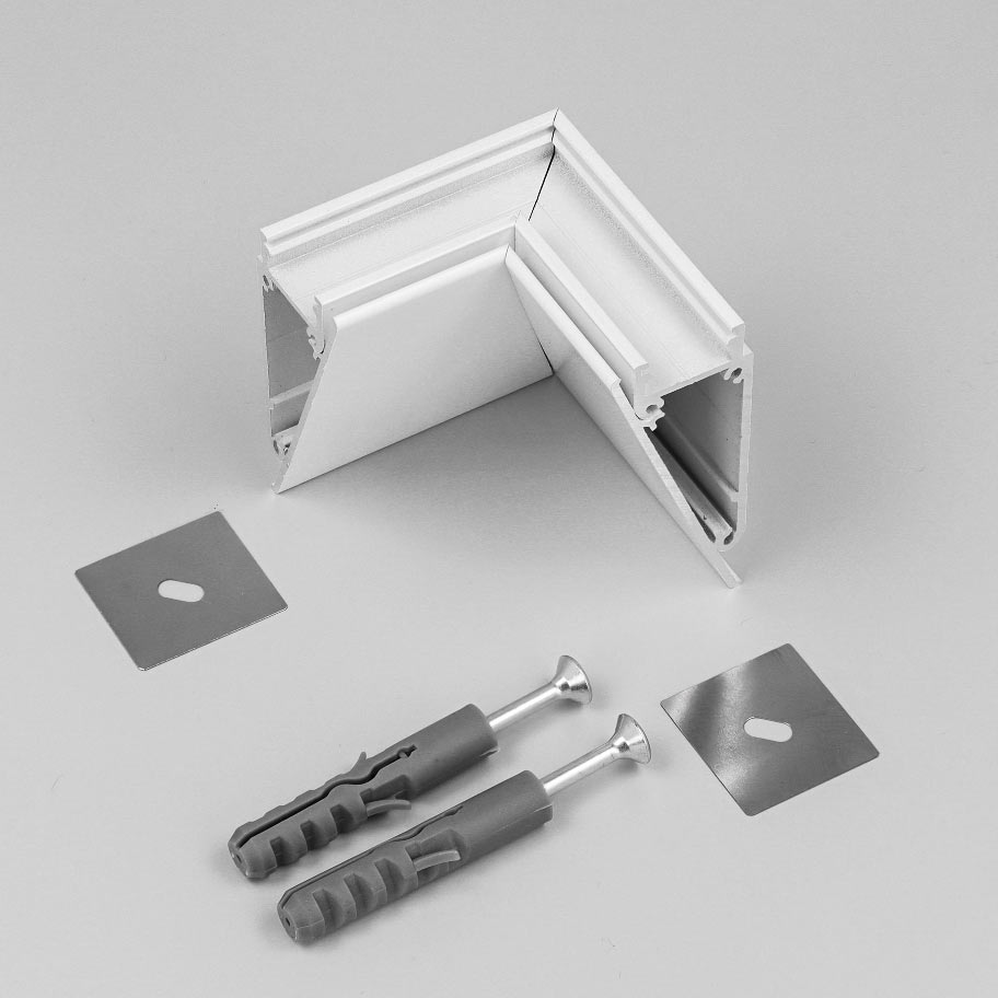 SEINÄ12 LED-profiilin 90° kulmapala sisäkulma