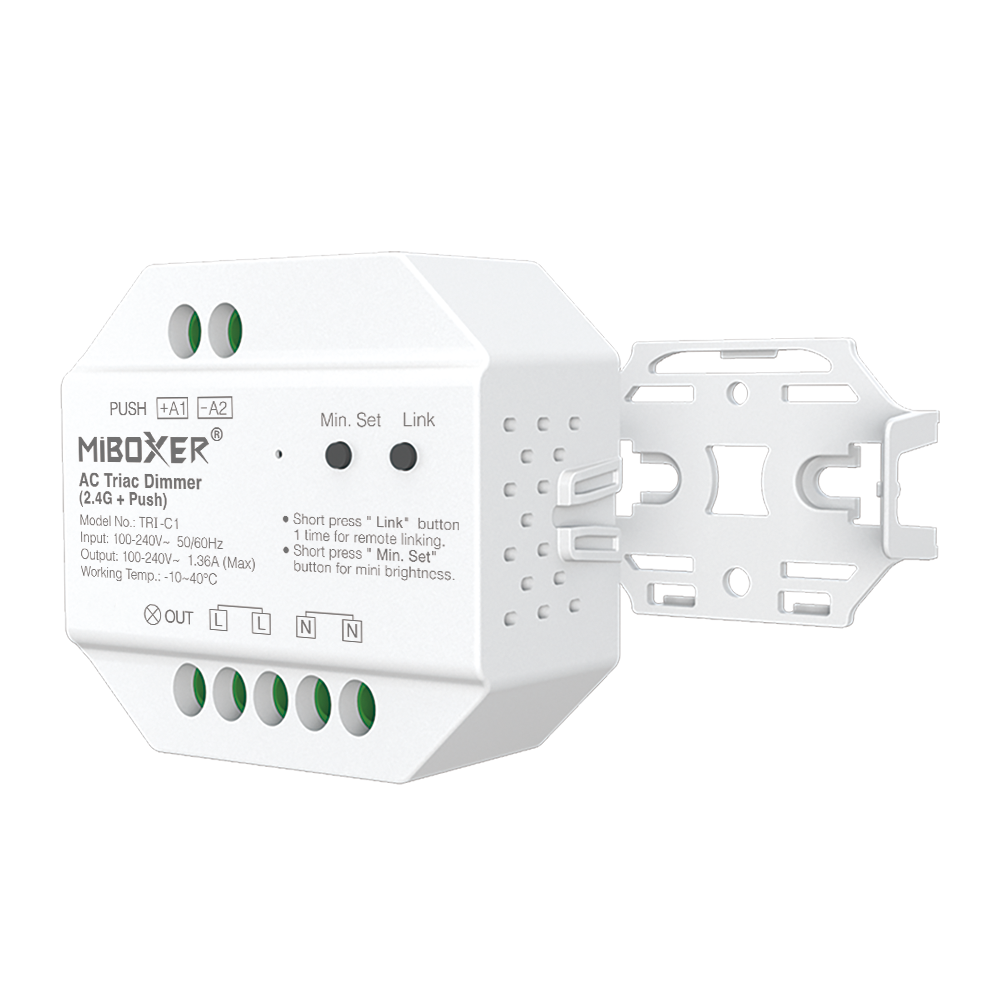 230V TRIAC LED-TRI-C1 dimmer/receiver - Easy RF 2.4G