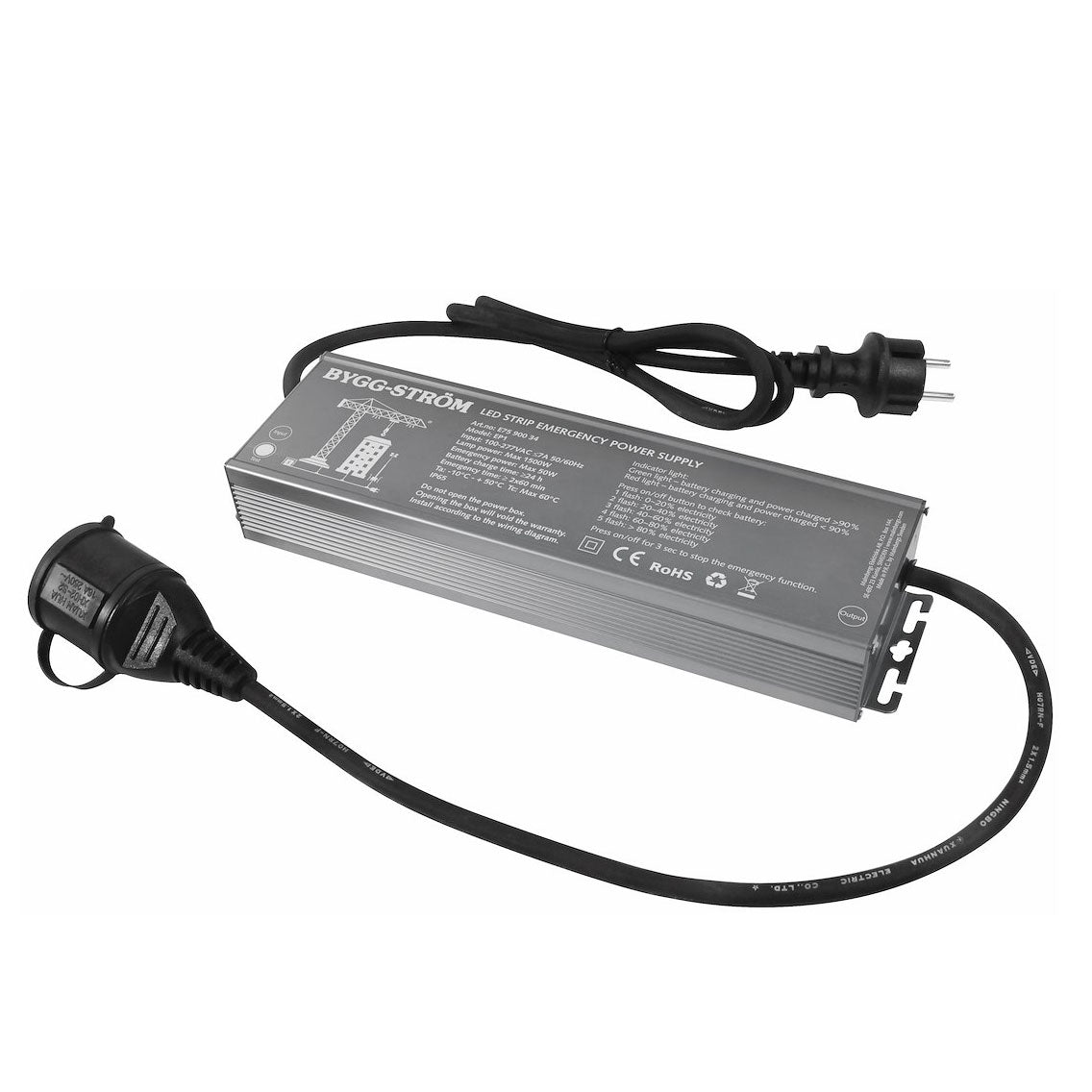 Akkuvarmistus 230V LED-nauhalle