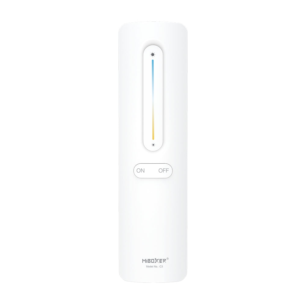 CCT 1-kanavainen LED-kaukosäädin värilämpötilansäädöllä ja himmennyksellä C3 - Easy RF 2.4G