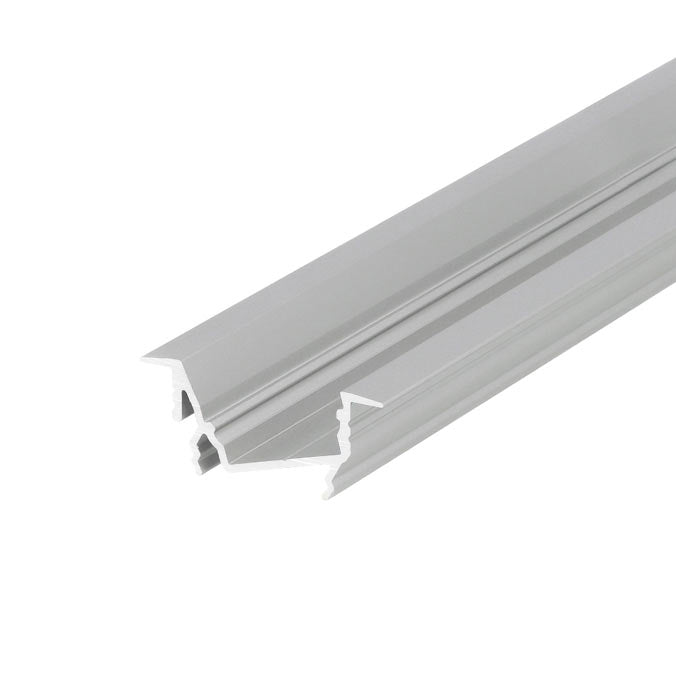 Viisto-uppo14 LED-profiili viistosti valaiseva uppoasennettava led-profiili anodisoitu